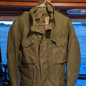 Vintage Alpha Industries Army Jacket - OD Green FREE SHIPPING